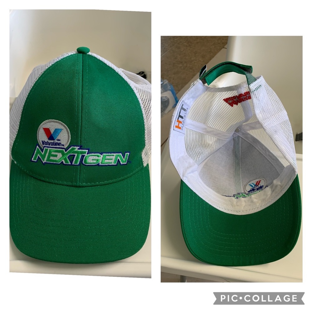 OS HTT Green/white Next Gen Valvoline advance Auto Parts racing Snap Back Cap